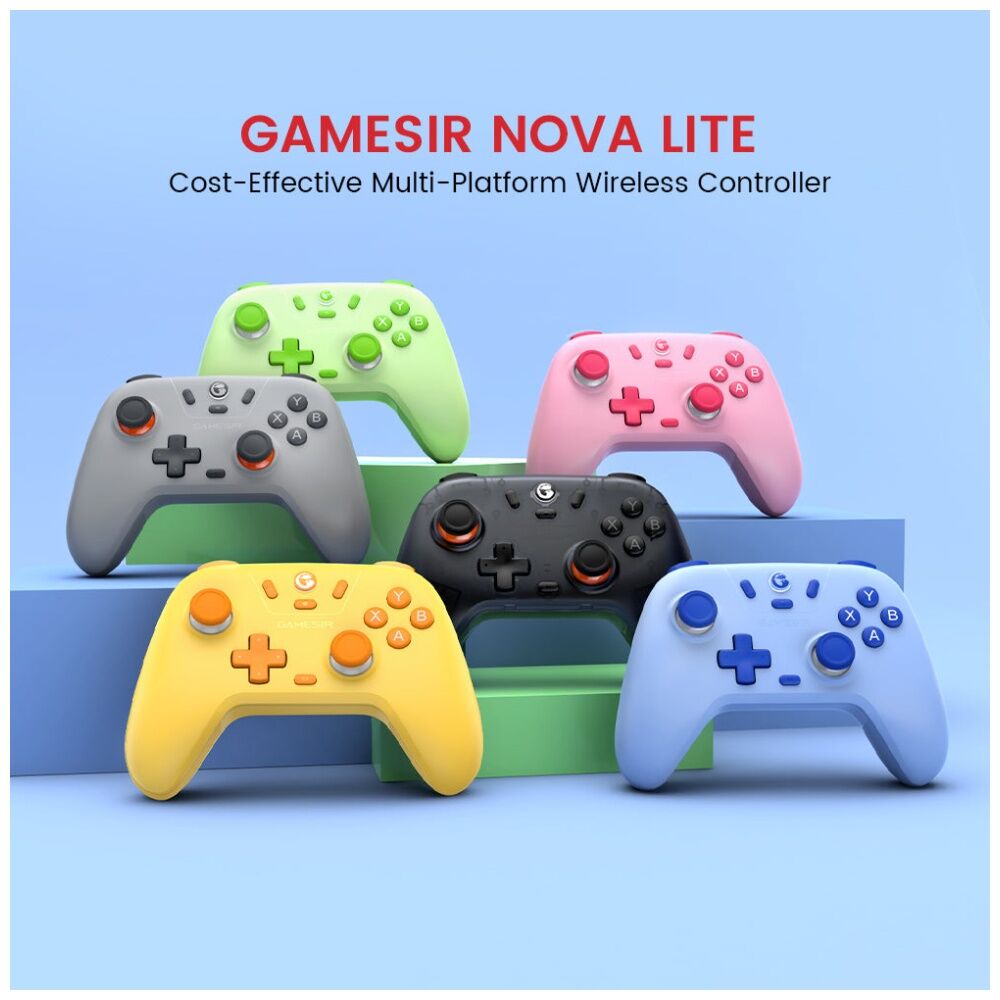 Gamesir Nova Lite Switch/Mobile/PC Wireless Bluetooth Video Game Controller Grey