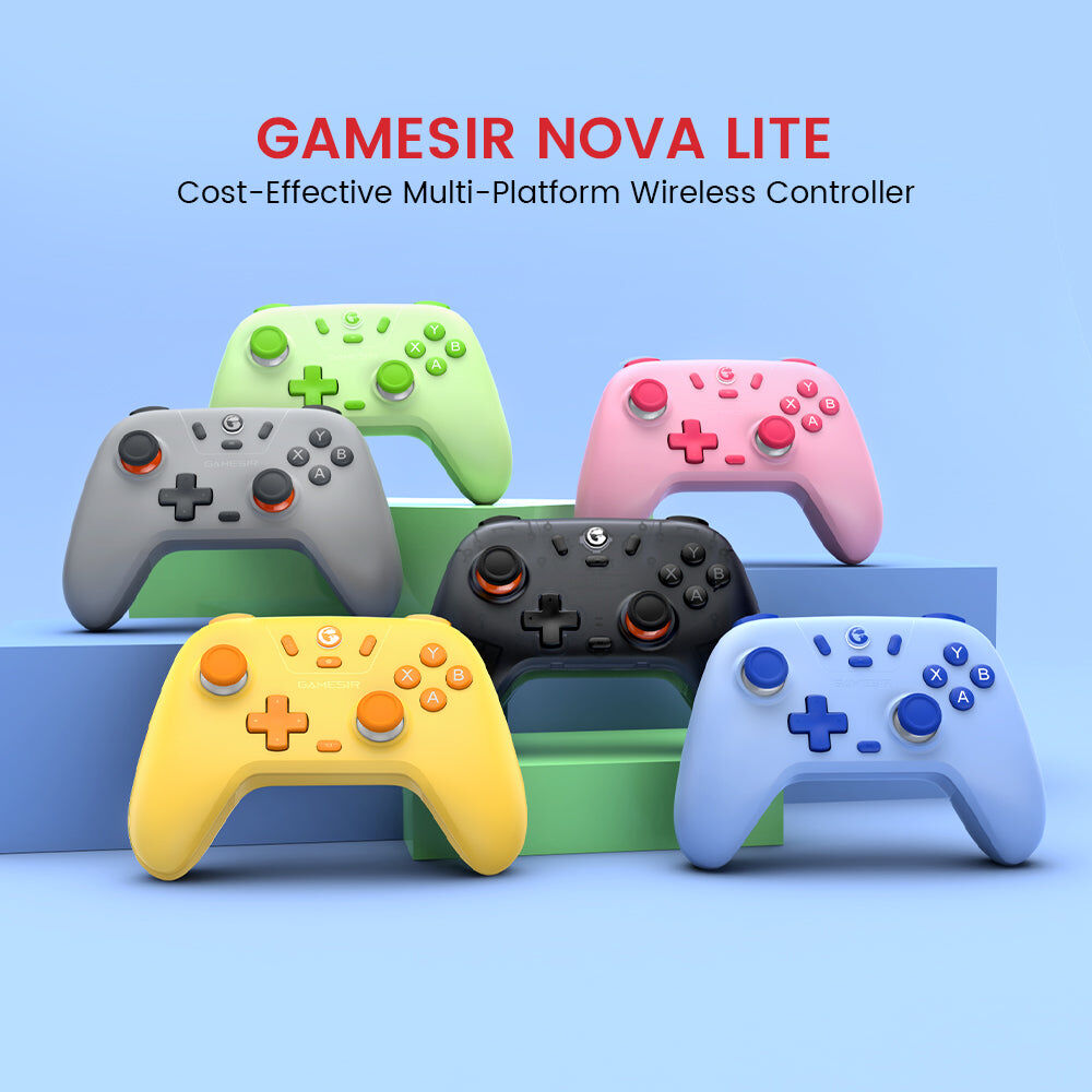 Gamesir Nova Lite Wireless Bluetooth Gaming Controller PC Android Apple Yellow