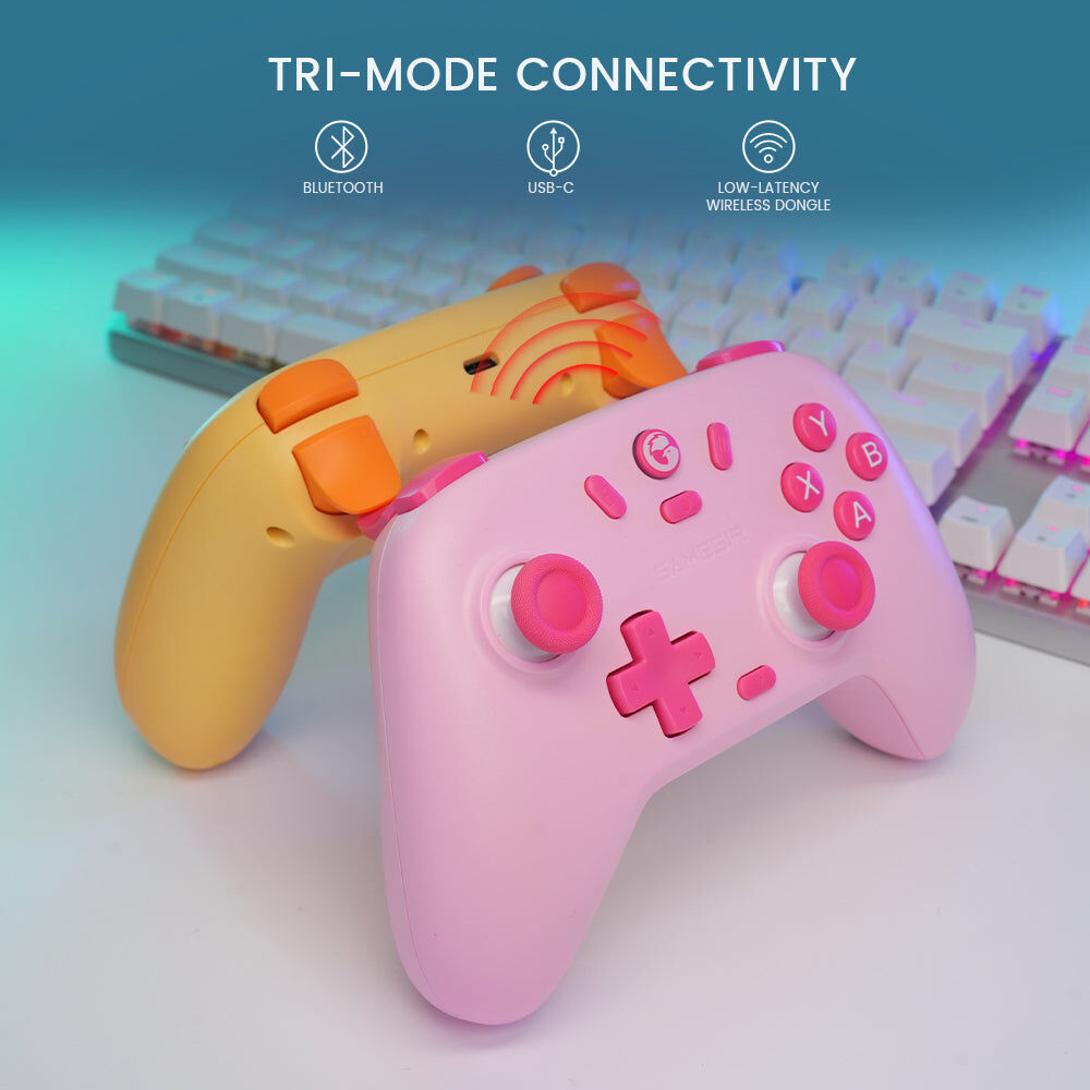 Gamesir Nova Lite Wireless Bluetooth Gaming Controller PC Android Apple Yellow