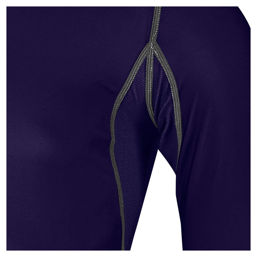 Mitre Neutron Compression LS Top Size MY (Aged 8-10) Navy