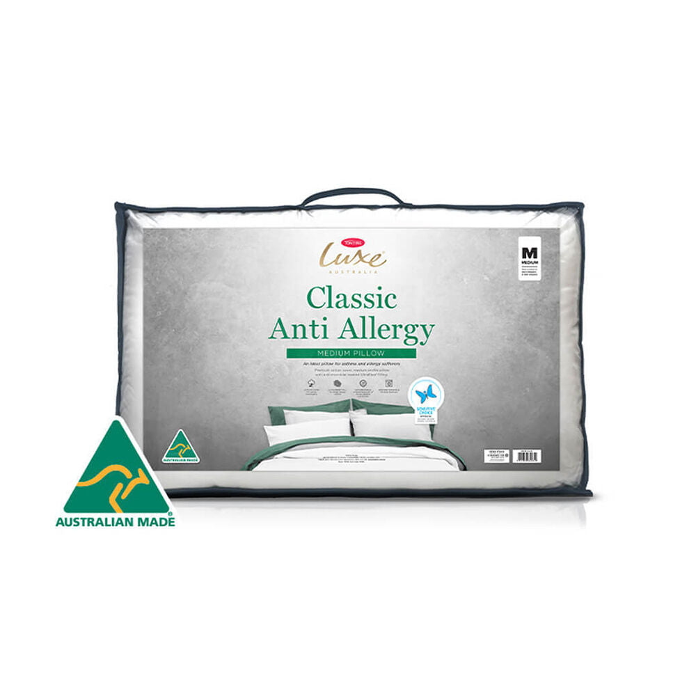 2PK Tontine Luxe Classic Anti Allergy Medium Pillow