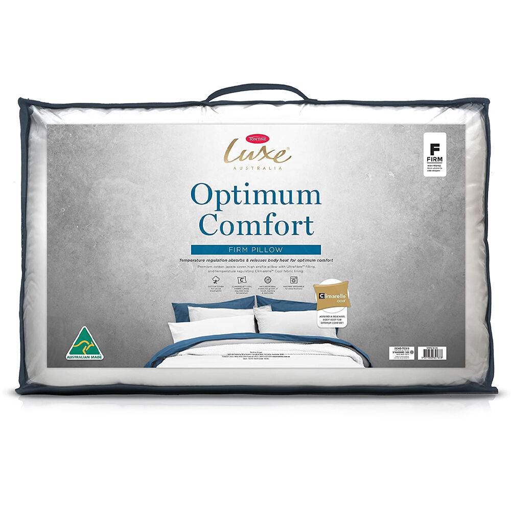 2PK Tontine Luxe Optimum Comfort Pillow Firm Profile
