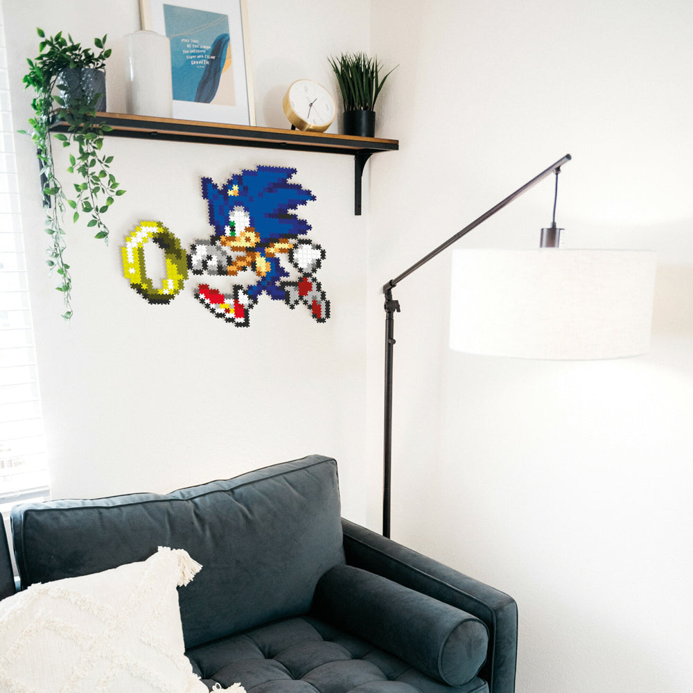 750pc Jixelz Remix Sonic the Hedgehog + Ring Jigsaw Puzzle Set 8y+