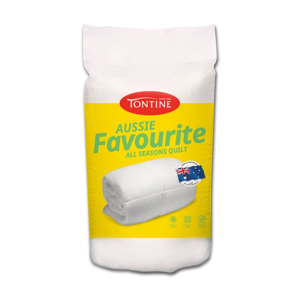 Tontine Aussie Favourite All Seasons Single Bed Quilt 140x210cm