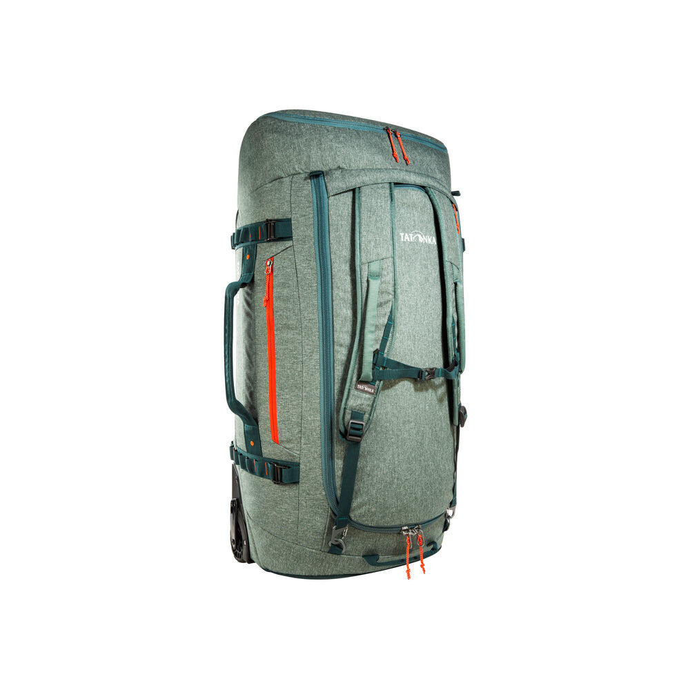 Tatonka Nylon Wheeled Duffle Travel Trolley Luggage Bag 105L Sage Green