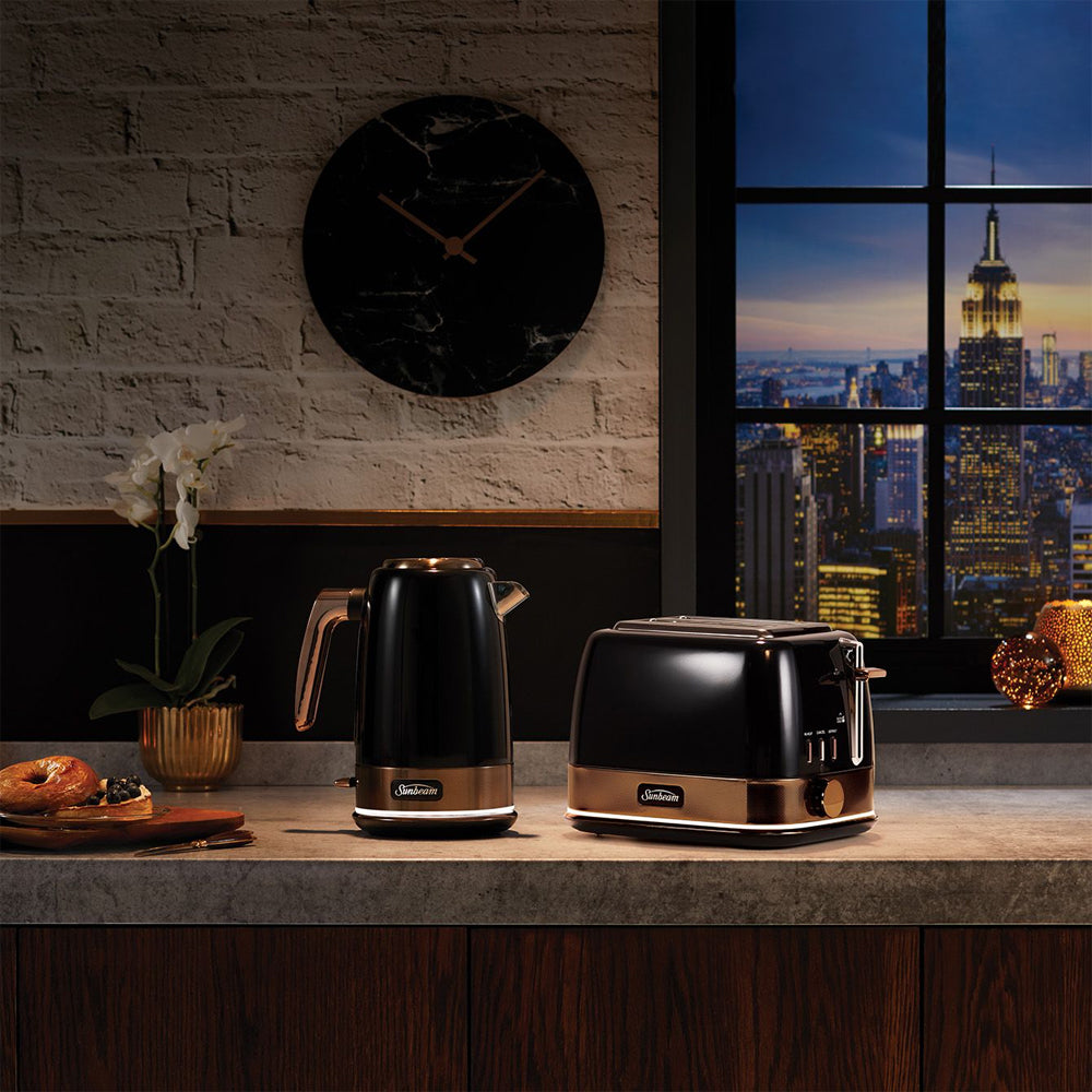 Sunbeam New York Collection 925W 2-Slice Toaster Black/Bronze
