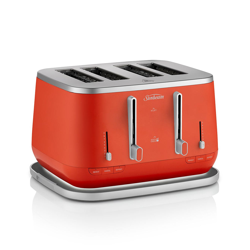 Sunbeam Kyoto City Collection 4 Slice Toaster/ 1.7L Kettle Set Orange