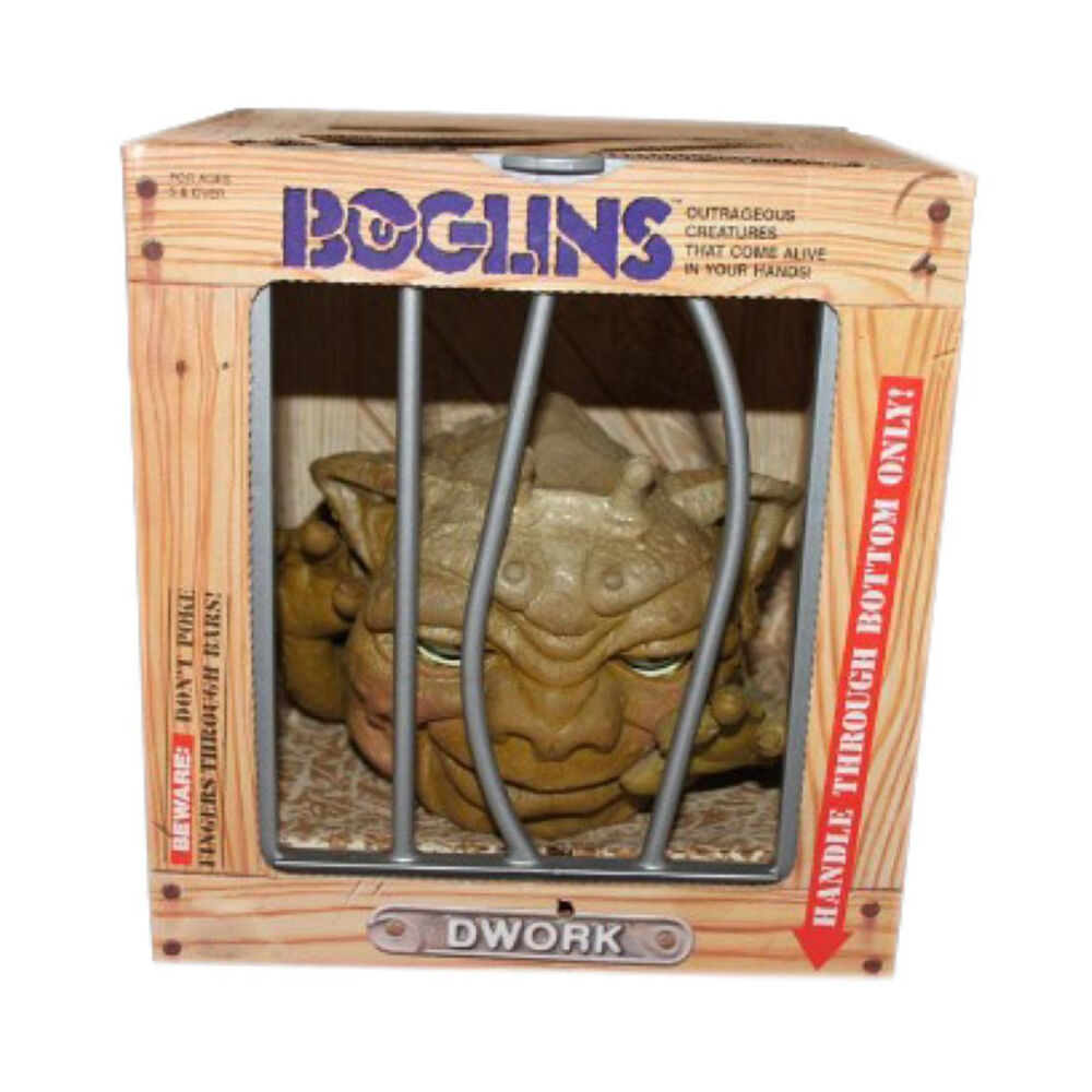 Boglins King Dwork Hand Puppet Soft Plush Toys 17cm