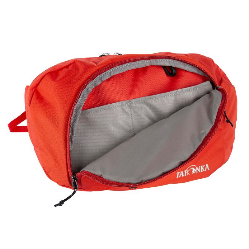 Tatonka 5L Hip Shoulder Back Sling Pack Bag Red Orange
