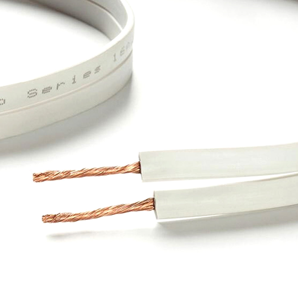 TAGA Harmony 16AWG Flat Speaker Audio Cable Roll - Grey 100m