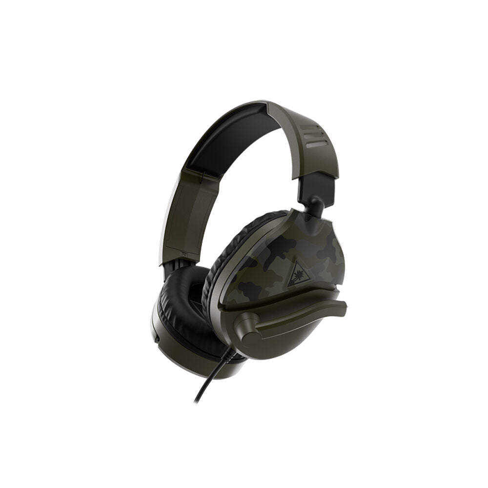 Turtle Beach Recon 70 Wired 3.5mm Multi Compatible Gaming Headset Green Camo