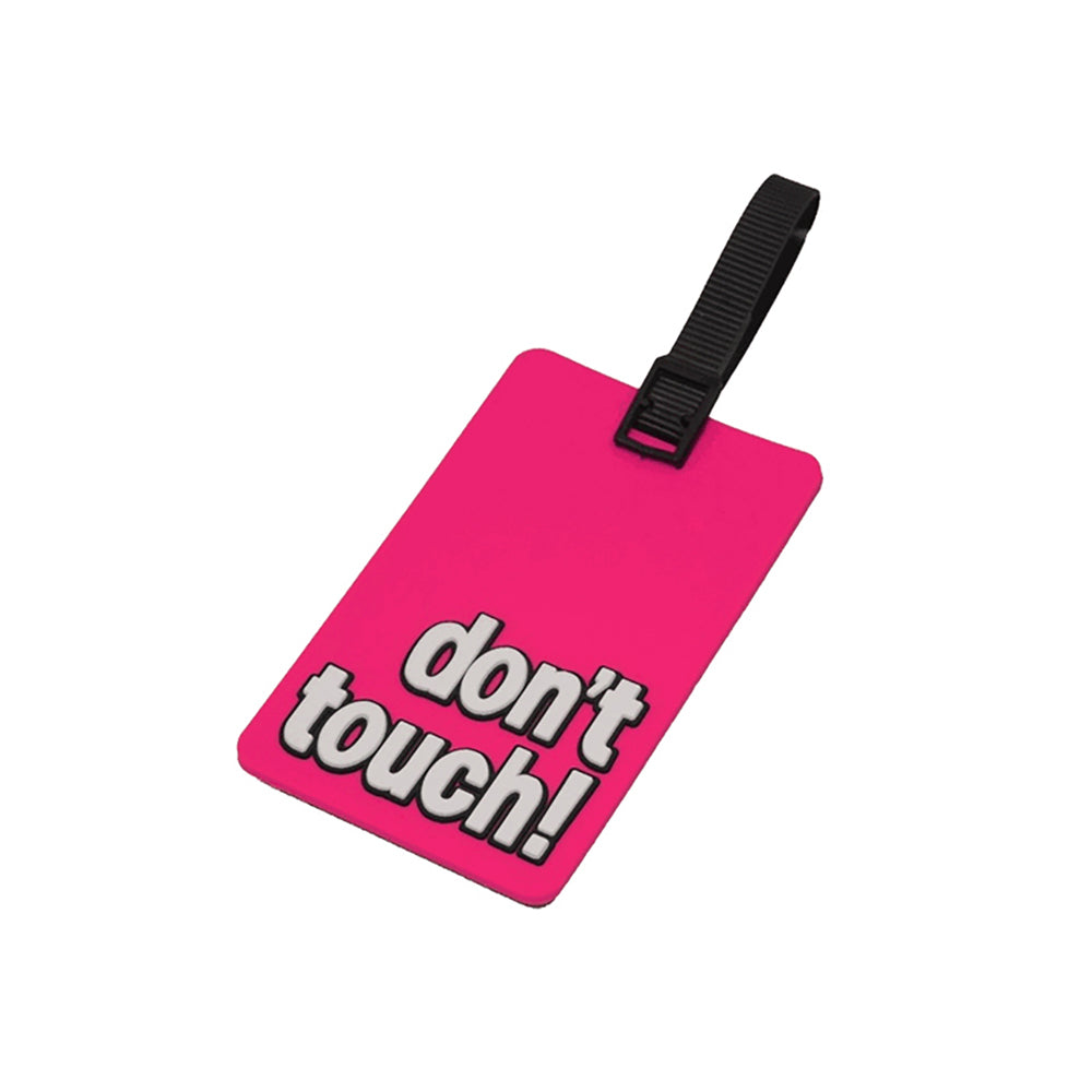 4PK Tosca Attitude Travel Luggage Suitcase Bag Tag- Don't Touch