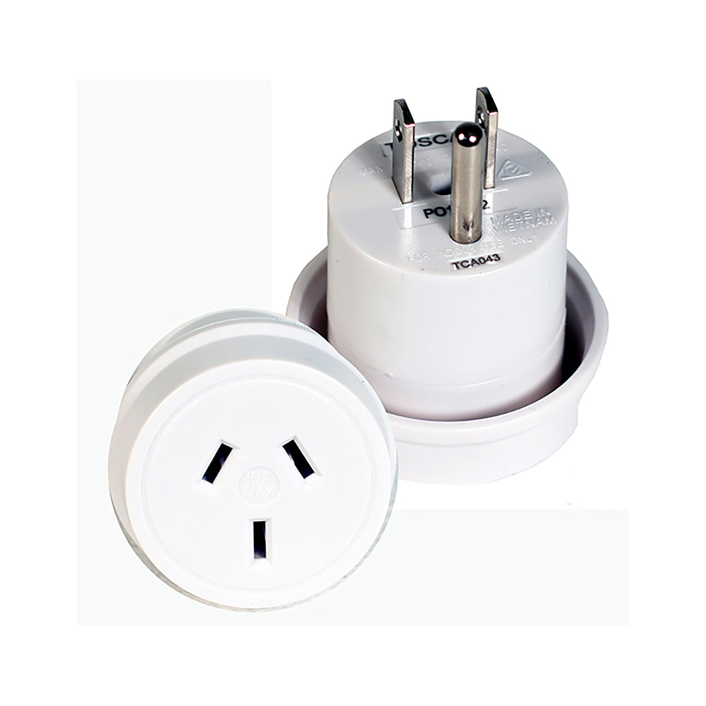 2PK Tosca OB Travel Power Adapter Converter Plug - USA