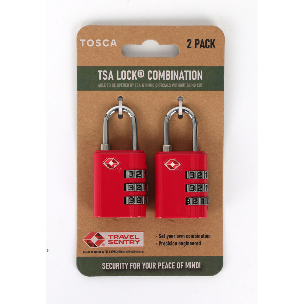 4pc Tosca Travel Luggage Suitcase TSA Combination Lock Pink