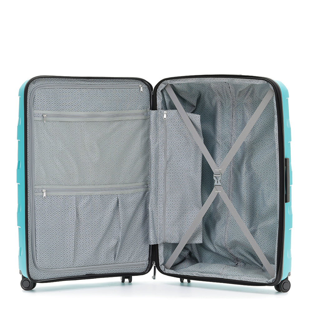 Tosca Comet Trolley Wheeled Suitcase Luggage 32- Teal