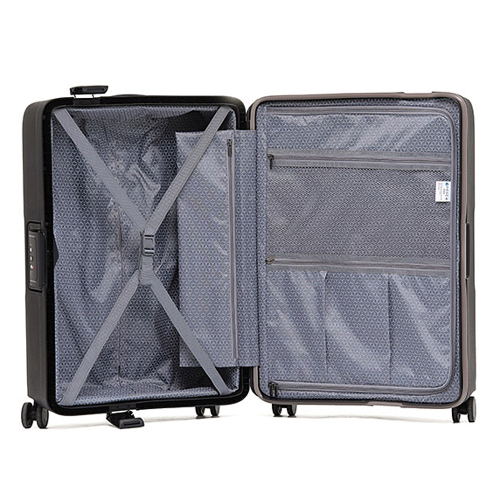3pc Tosca Knox Wheeled Suitcase Luggage Set - Black