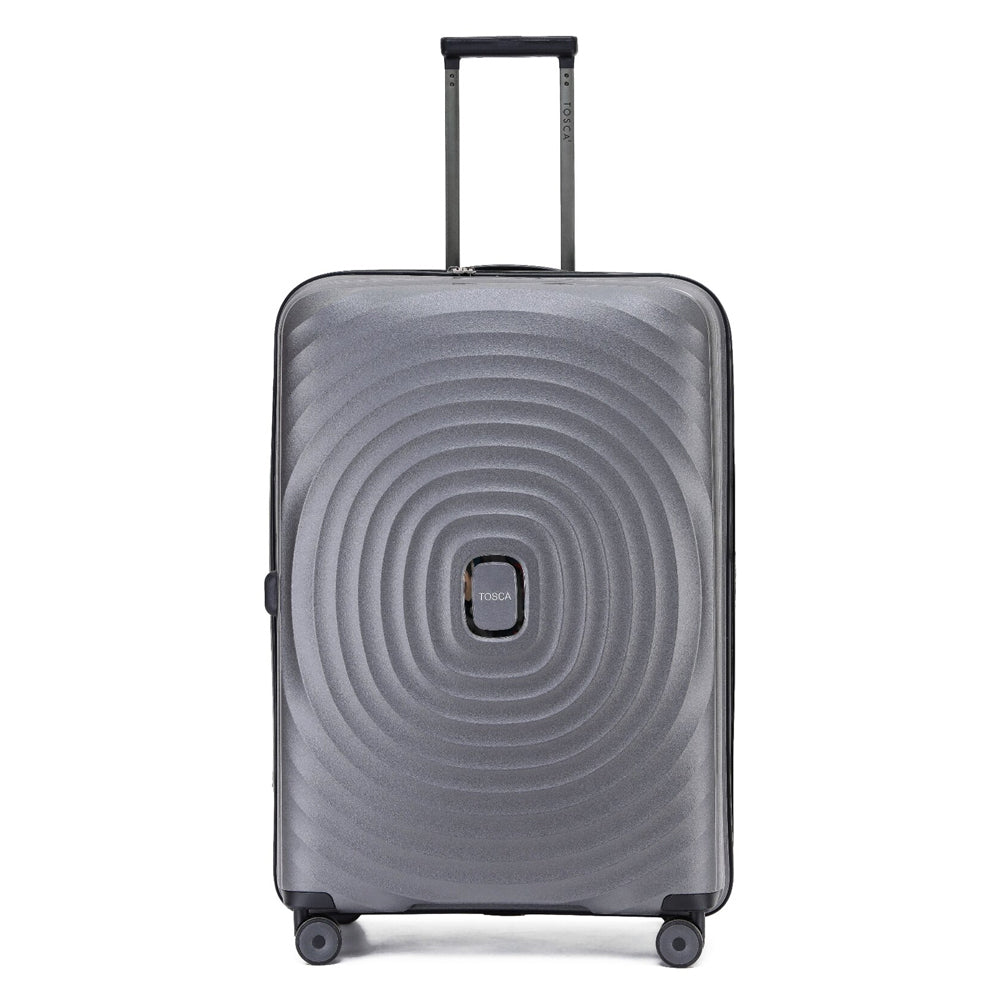 3pc Tosca Eclipse Wheeled Suitcase Luggage Set - Charcoal