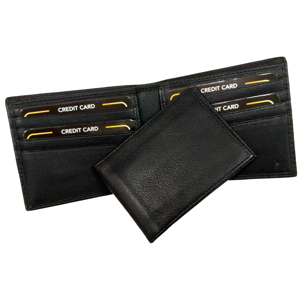 Tosca Gold Men's Leather Cash/Card Folding Wallet