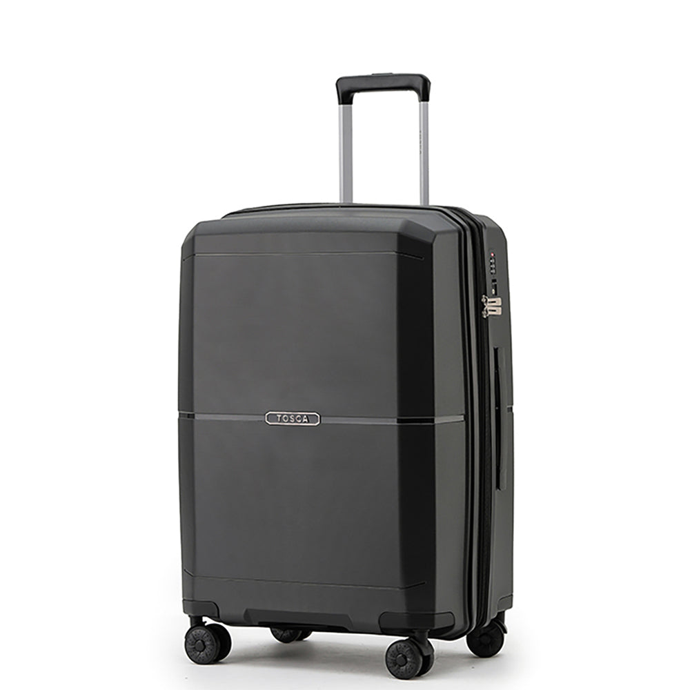 Tosca Globetrotter Wheeled Suitcase Luggage TC 25 - Black