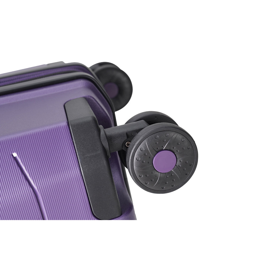 Tosca Globetrotter 25" Hard Suitcase Luggage Trolley - Purple