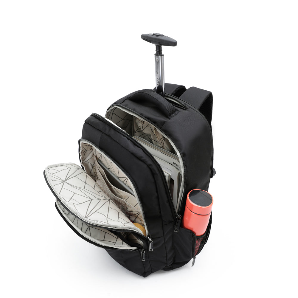 Tosca Oakmont Trolley Wheeled Backpack 50cm - Black