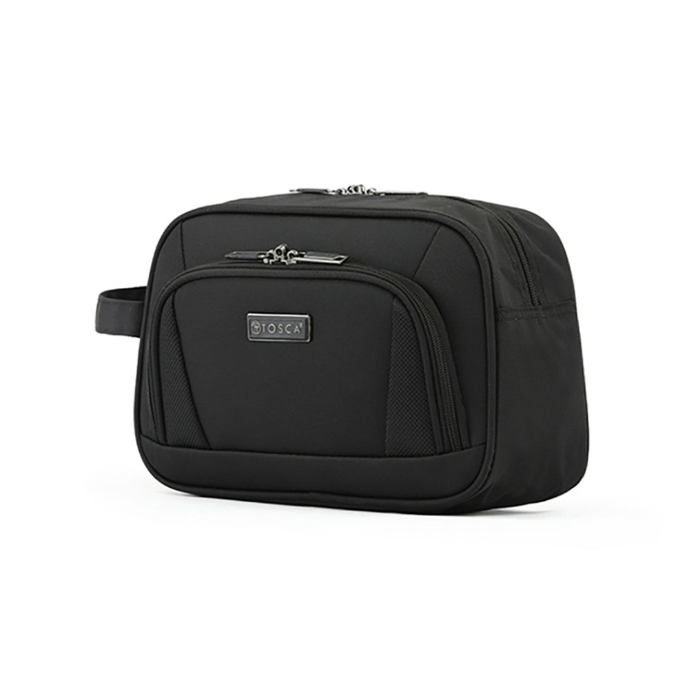 Tosca Oakmont Wet Pack Travel Toiletry Bag - Black