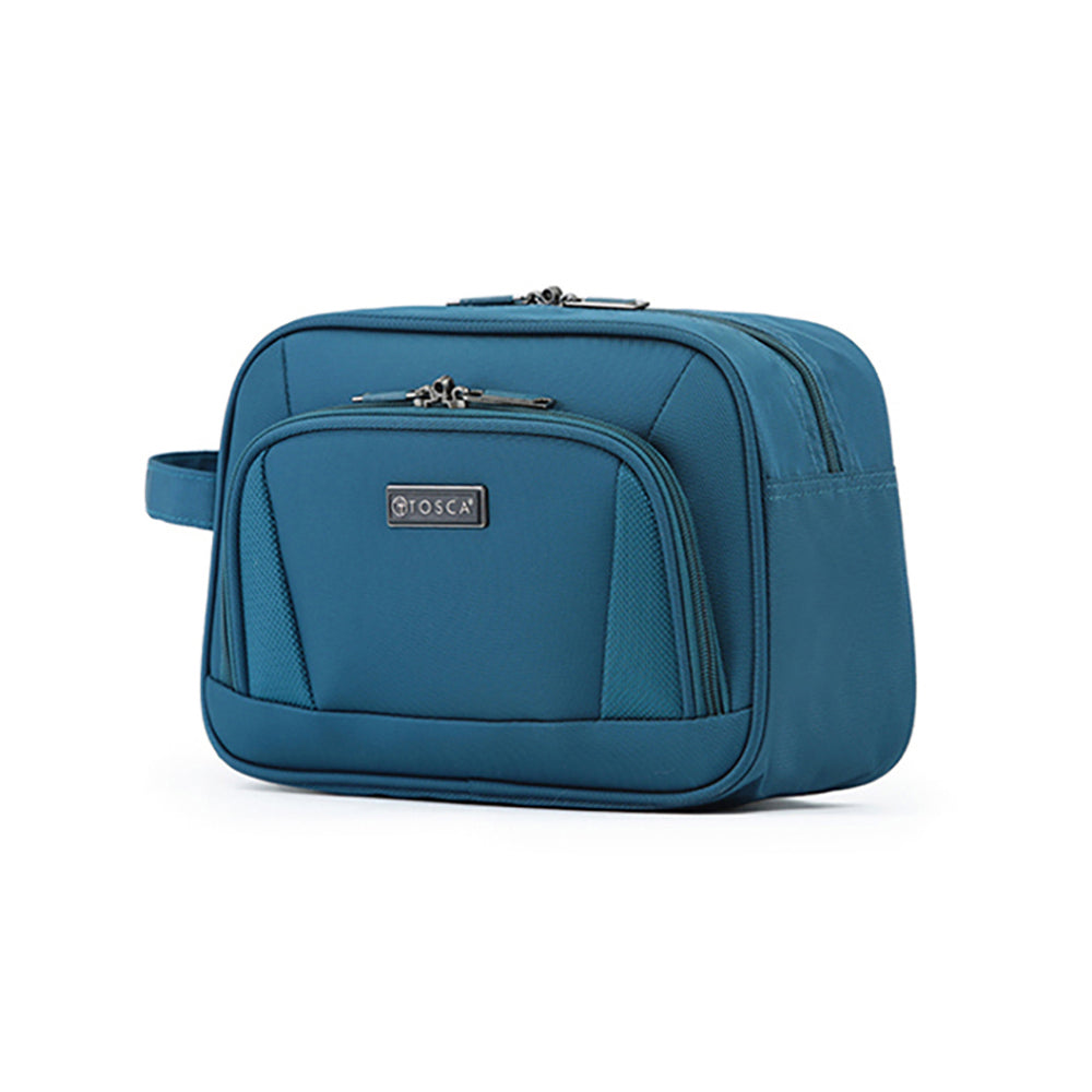 Tosca Oakmont Wet Pack Travel Toiletry Bag - Teal