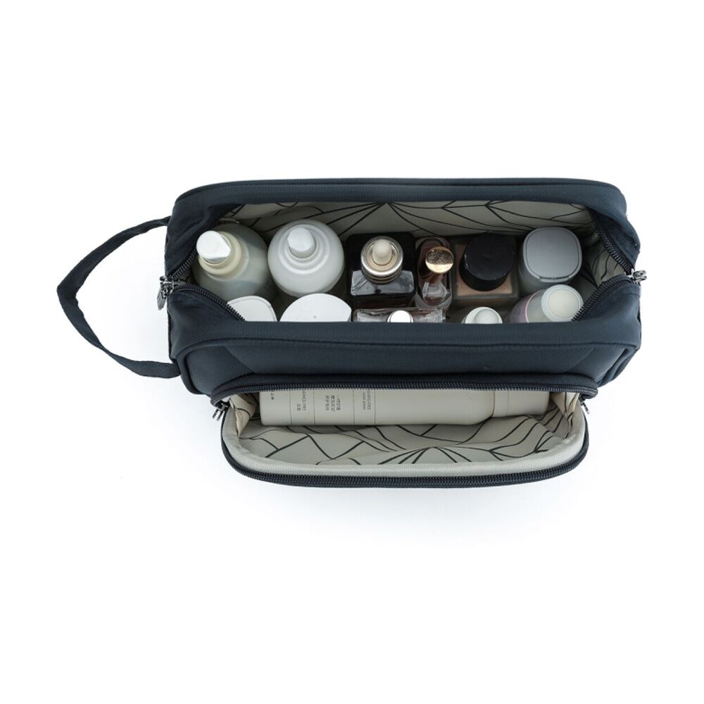 2PK Tosca Oakmont Wetpack Travel Toiletry Pouch/Bag Wash Bag Navy