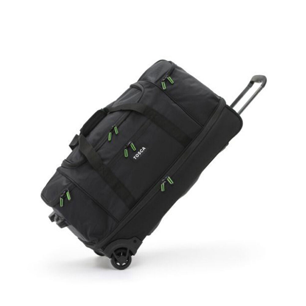 Tosca 70cm Split Comp Luggage Wheelie Bag Black/Grey