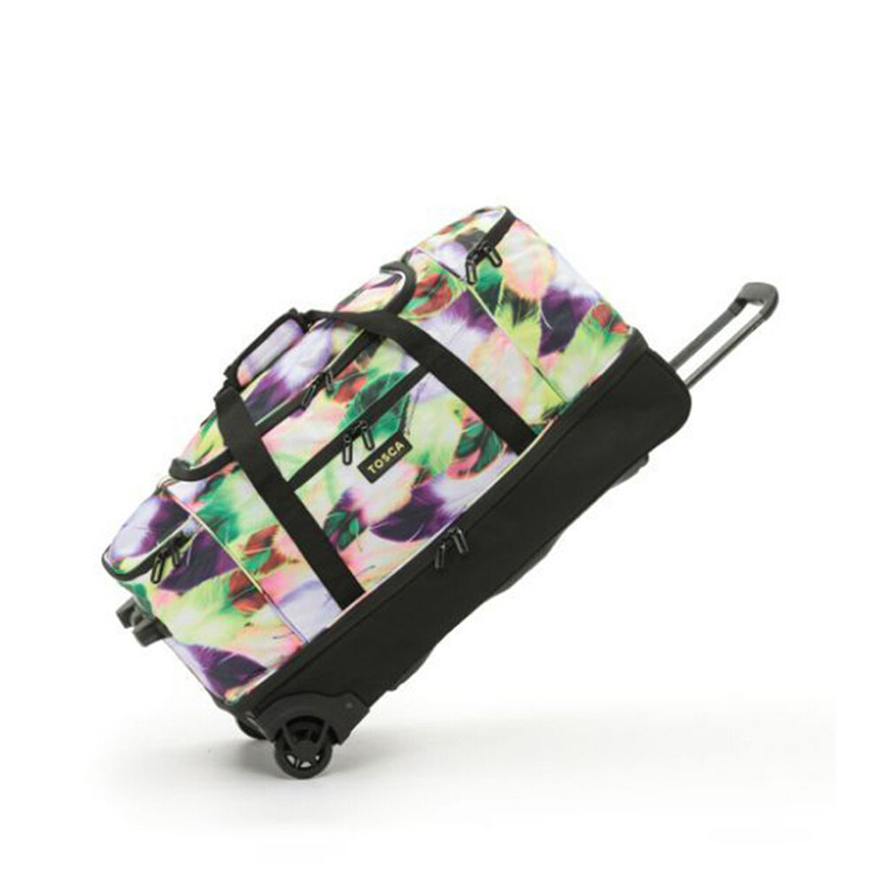 Tosca 70cm Split Comp Luggage Wheelie Bag Feather Design