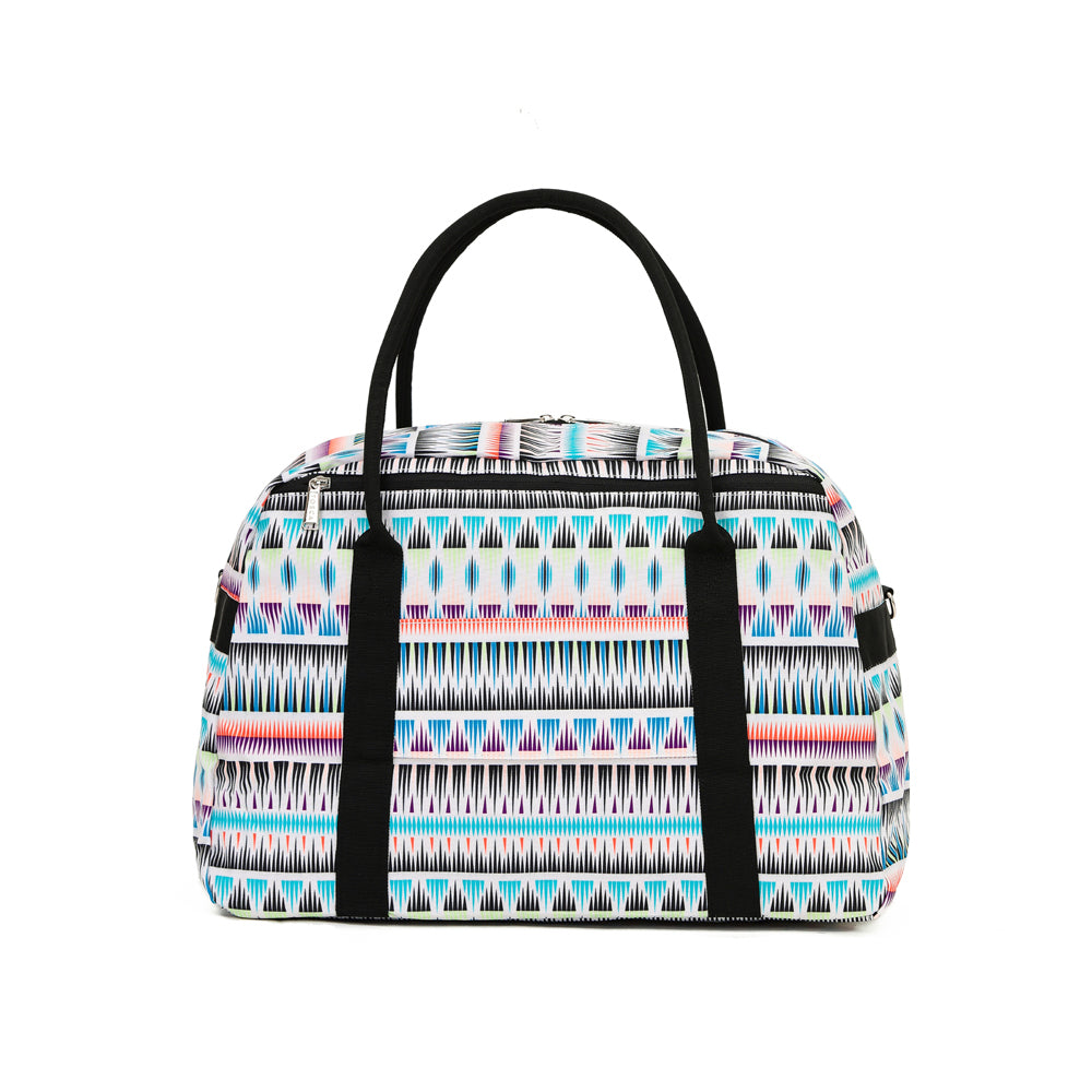 Tosca Cabin Overnight Shoulder Hang Carry Tote Bag 50cm - Beige Multi