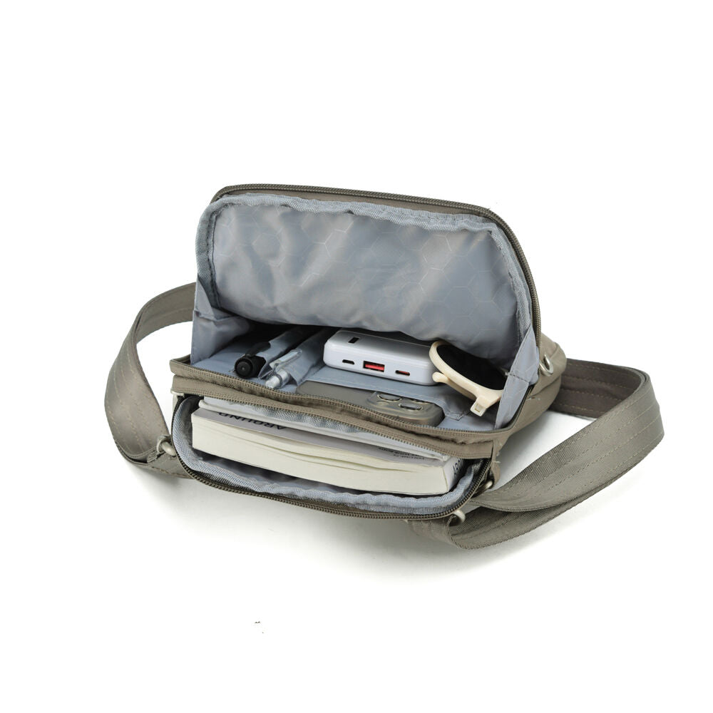 Tosca Anti-Theft RFID Blocking Backpack 18x24cm - Taupe