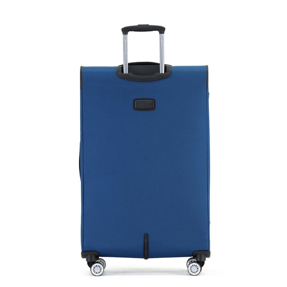 Tosca Transporter 30" Checked Trolley Luggage Suitcase - Blue