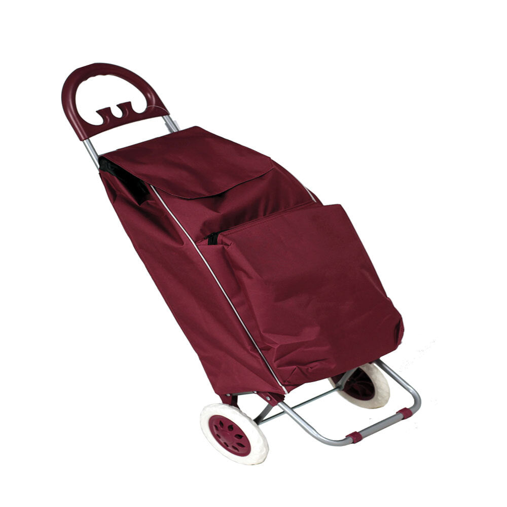 Tosca 70L/58cm Shopping Cart Trolley Bag w/ Wheels - Plum