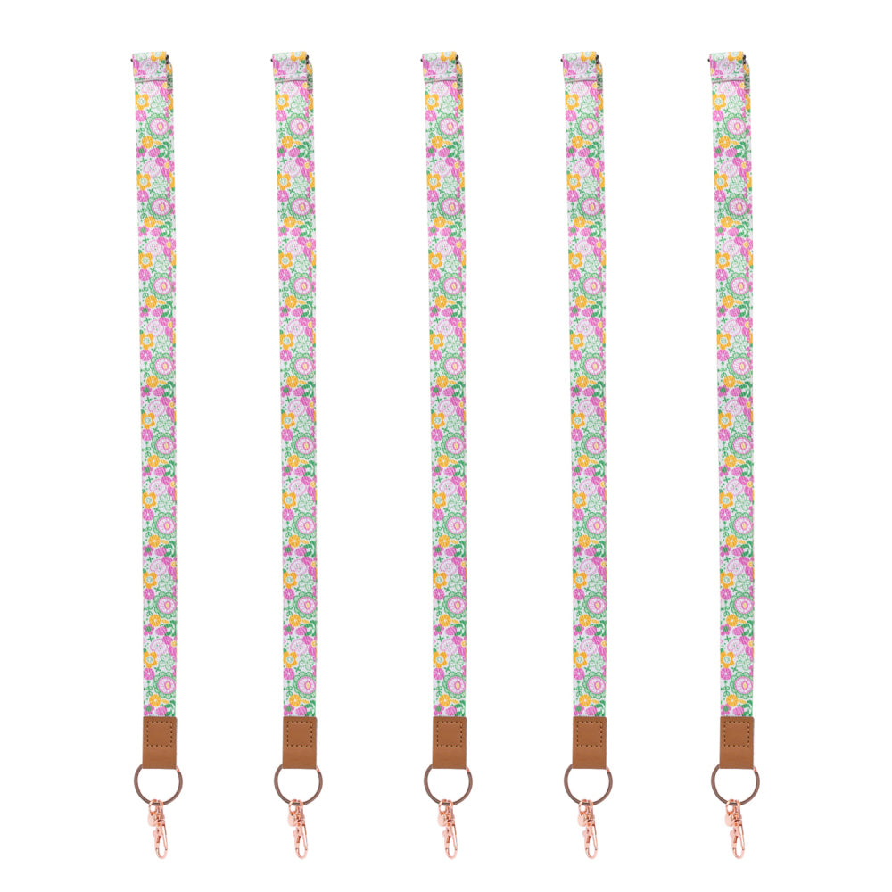 5PK Splosh Teacher Lanyard Neck Strap Holder 50x3cm - Pink