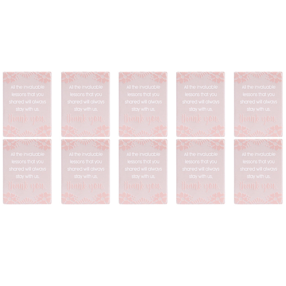 10PK Splosh Teacher Thank You Ceramic Refrigerator Magnet 8cm