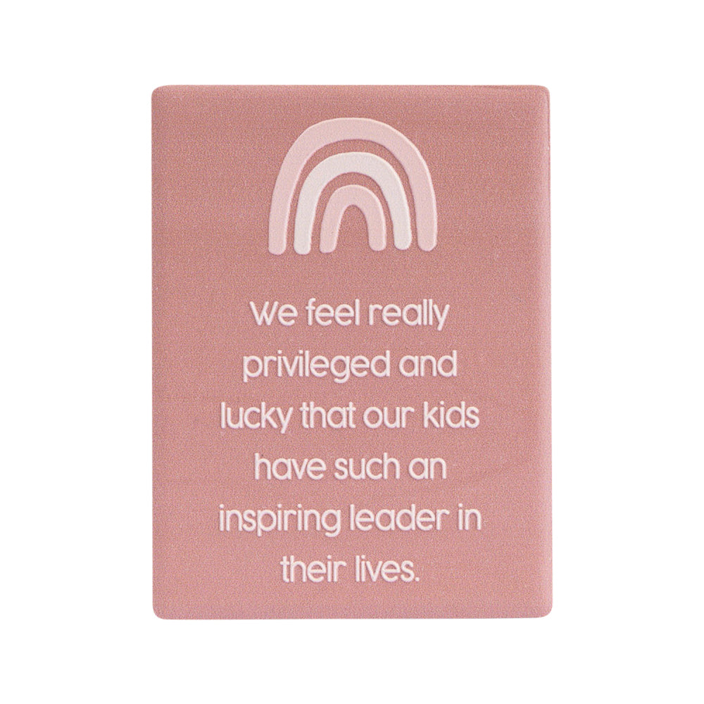 10PK Splosh Teacher Leader Ceramic Refrigerator Magnet 8cm