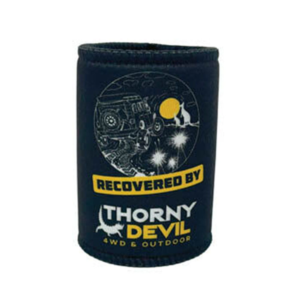 3PK Wildtrak Thorny Devil Bottle/Can Stubbie Holder Magnetic Black