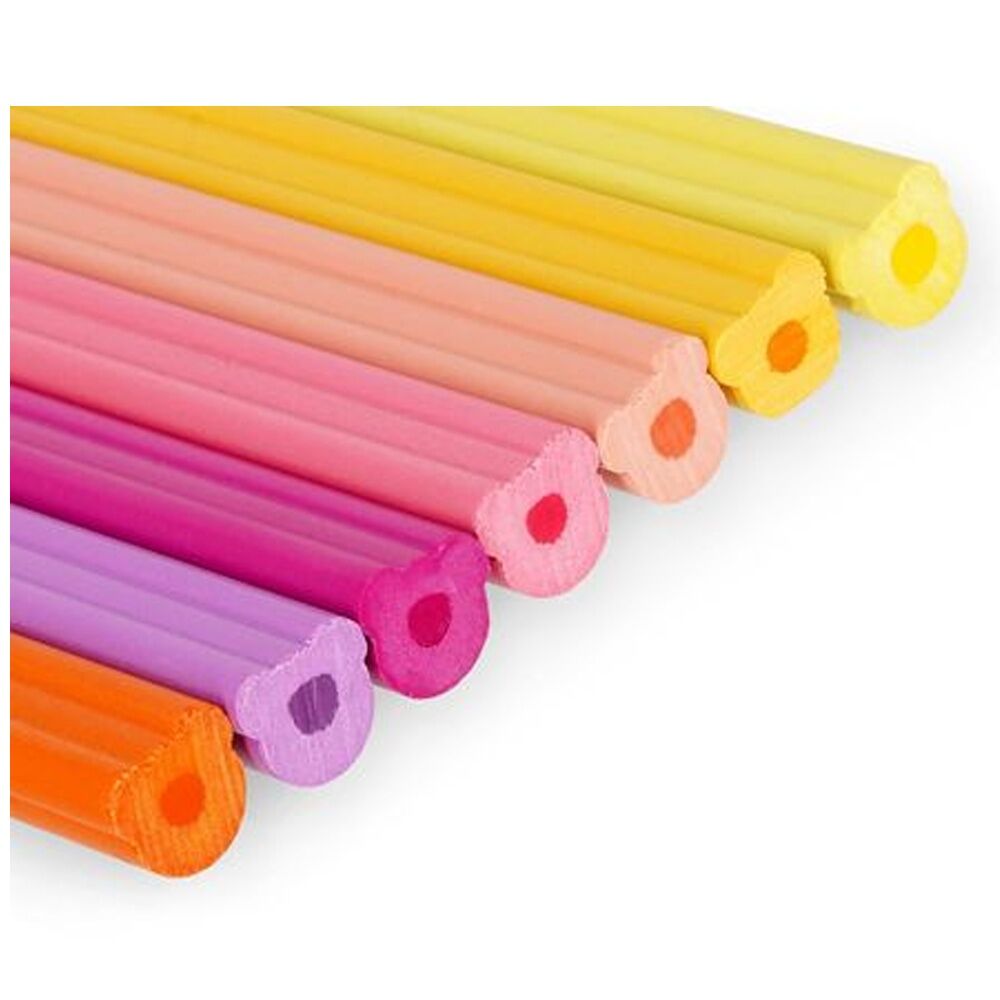 24pc Legami Colour Pencil Set Teddy Container With Sharpener Kids Crafts 3y+