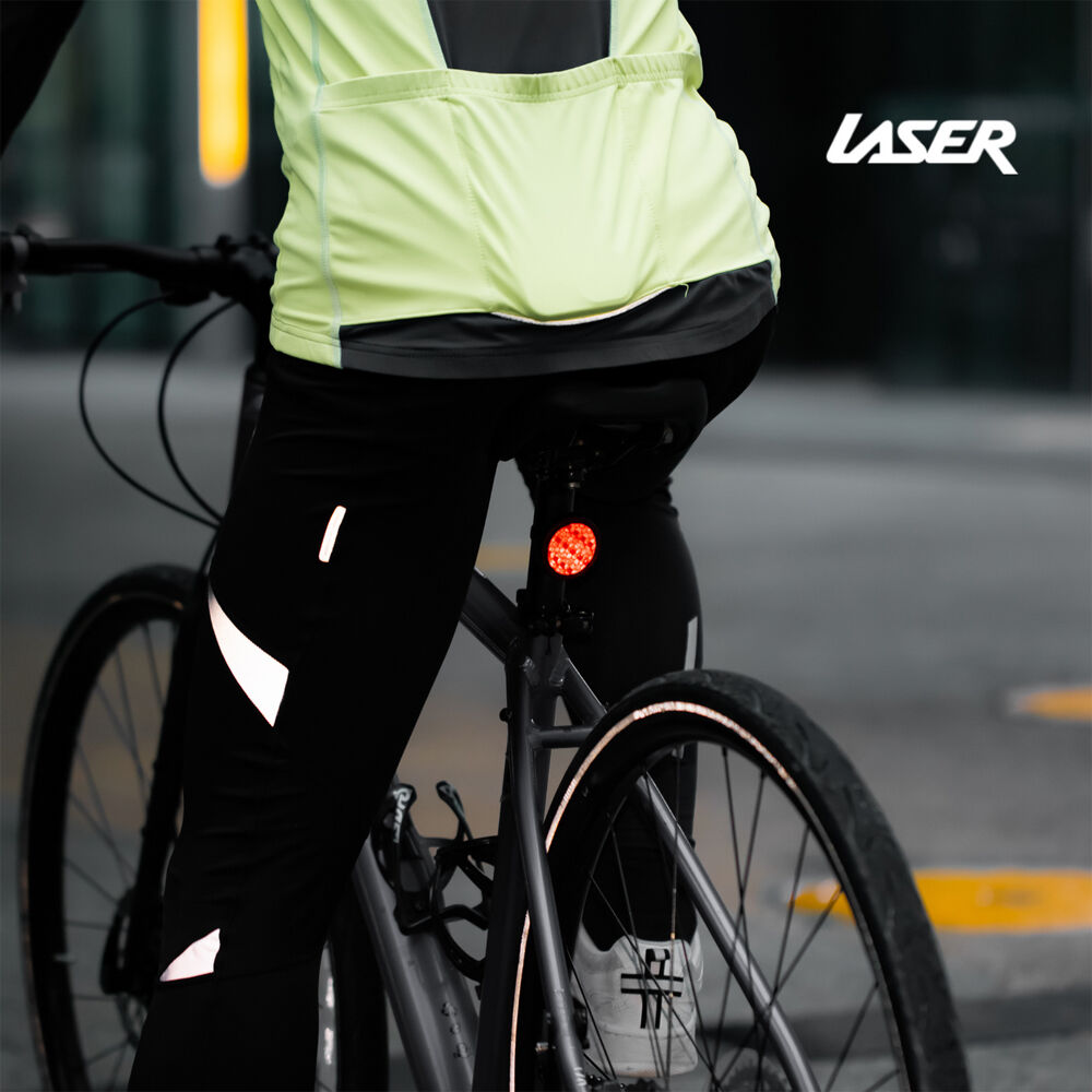 Laser Round Reflector 5V/1A USB-C Smart Tag w/ 8-Pin Find My Tracker For iOS Red