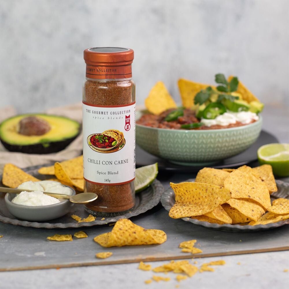 6PK Hot Shots The Gourmet Collection Spice Blend Chili Con Carne 145g Seasoning