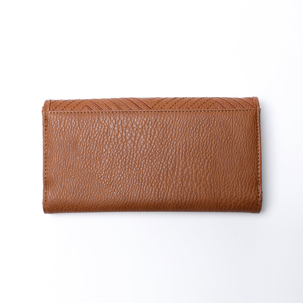 Tosca Women's/Ladie's Card/Cash Holder Wallet Purse - Tan