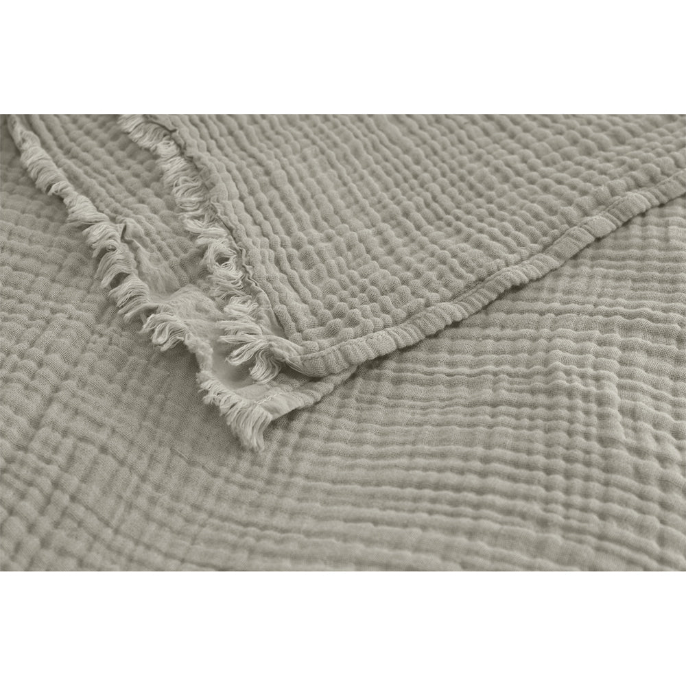Algodon Capri 127x152cm Cotton Throw Natural Home Decor