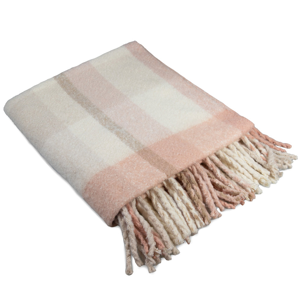 Ardor Boudoir Sigrid Throw Blanket Home/Bed Decor Pink 130x170cm