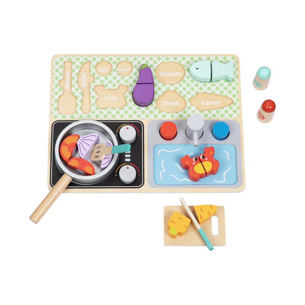 Tooky Toy Kitchen Interactive Pretend Play Set Kids/Children 3y+