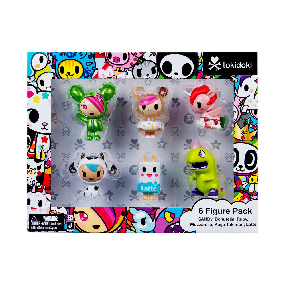 6pc Tokidoki 2In Friends Figure Collectible Kids Toy Set 5y+