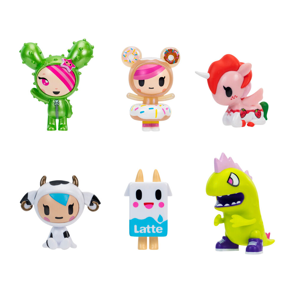 6pc Tokidoki 2In Friends Figure Collectible Kids Toy Set 5y+