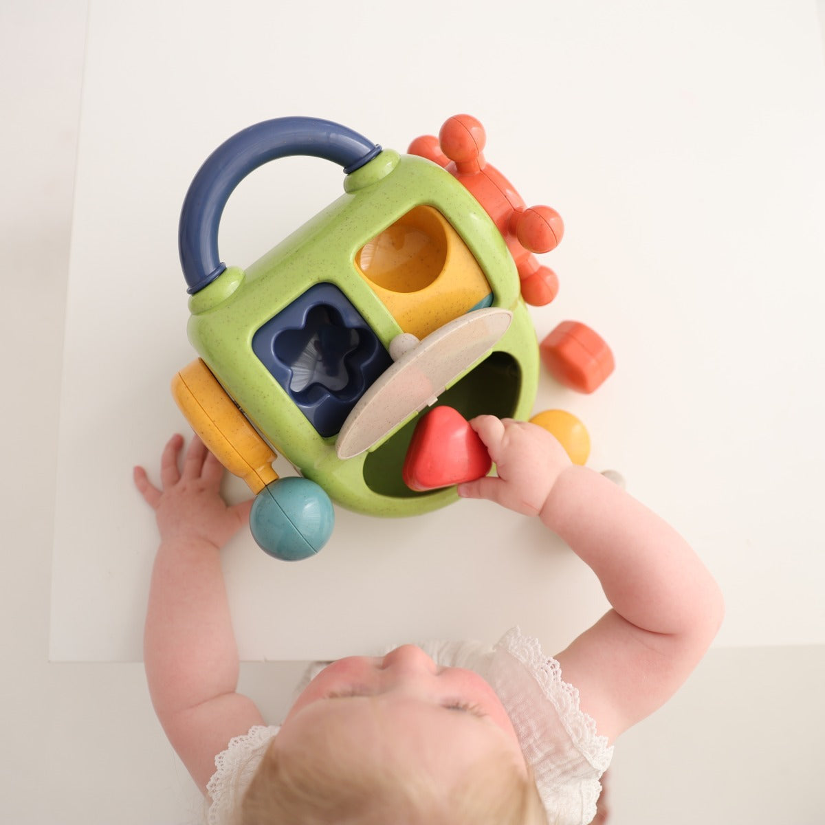 Tolo Toys Bio Plastic 22cm Activity 6-Shape Sorter Box Baby Toy 12m+