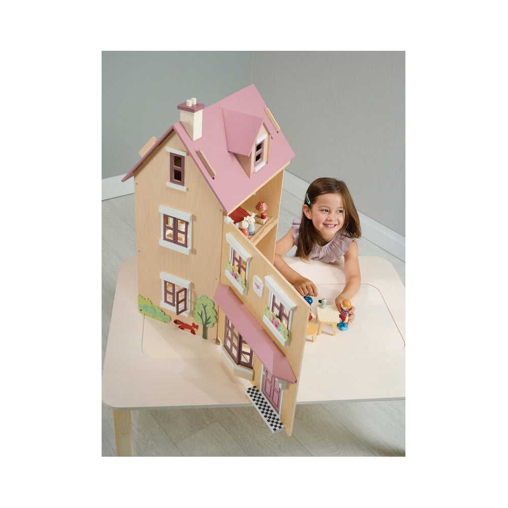 Tender Leaf Toys Redesigned Foxtail Villa 44x71cm Wooden Toy 3y+