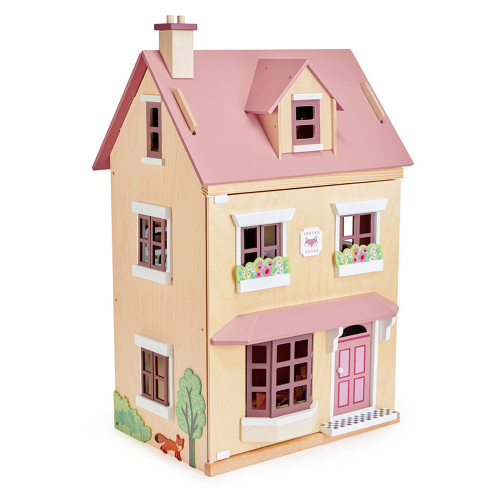 Tender Leaf Toys Redesigned Foxtail Villa 44x71cm Wooden Toy 3y+